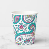 ペルシャボテペイズリー100thバースデーパーティー紙C 紙コップ (裏面)