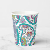 ペルシャボテペイズリー100thバースデーパーティー紙C 紙コップ (左)