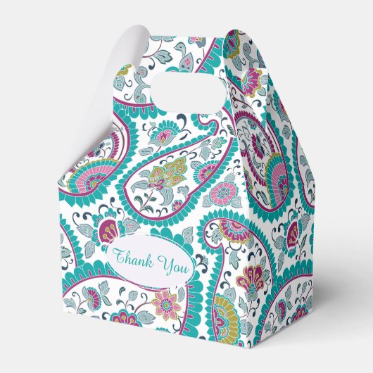 ペルシャボテペイズリー60誕生日ありがとうF B フェイバーボックス (裏面サイド)