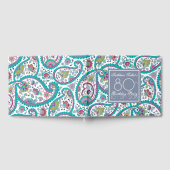 ペルシャボテペイズリー80thバースデーパーティーゲストB ゲストブック (全面)