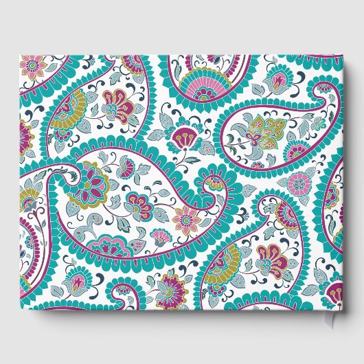 ペルシャボテペイズリー80thバースデーパーティーゲストB ゲストブック (裏面)