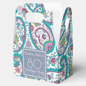 ペルシャボテペイズリー80th誕生日ありがとうF B フェイバーボックス (オープン)