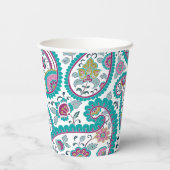 ペルシャボテペイズリー90thバースデーパーティー紙C 紙コップ (裏面)