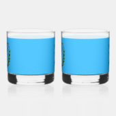 ペルシャマゲンデヴィッド（ユダヤ教）メノラー ウイスキーグラス (左)