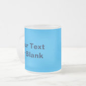 ペルシャマゲンデヴィッド(ユダヤ教)メノラー フロストグラスマグカップ (正面左)