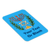 ペルシャマゲンデヴィッド(ユダヤ教)メノラー マグネット (右側)