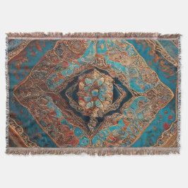 ペルシャモダン美しい古柄コレクション スローブランケット