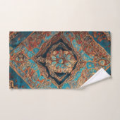 ペルシャモダン美しい古柄コレクション バスタオルセット (ハンドタオル)