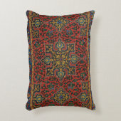 ペルシャラグカーペットレッドブルークラシック アクセントクッション (正面(垂直))