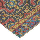 ペルシャラグカーペットレッドブルークラシック ショートテーブルランナー (コーナー)