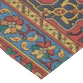 ペルシャラグカーペットレッドブルークラシック テーブルクロス (アングル)