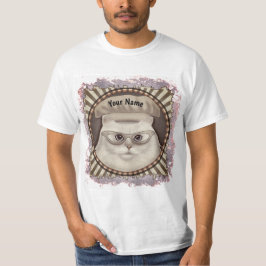 ペルシャンキャットシェフTシャツ Tシャツ