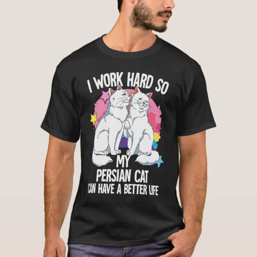 ペルシャンキャット2 Tシャツ (正面)