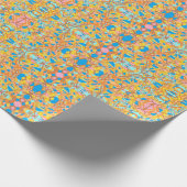 ペルシャ人または中東抽象美術パターン ラッピングペーパー (角)