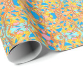 ペルシャ人または中東抽象美術パターン ラッピングペーパー (ロールコーナー)