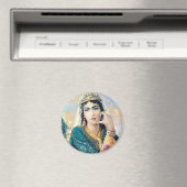 ペルシャ女性フォーク絵画の詳細 マグネット (インサイチュ (食洗機))