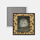 ペルシャ子猫 マグネット (正面/裏面)