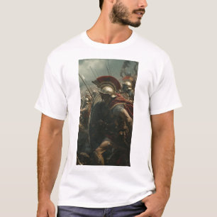 ペルシャ帝国のTシャツで戦うスパルタ人 Tシャツ