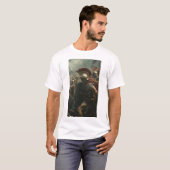 ペルシャ帝国のTシャツで戦うスパルタ人 Tシャツ (正面フル)