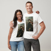 ペルシャ帝国のTシャツで戦うスパルタ人 Tシャツ (ユニセックス)