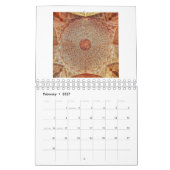 ペルシャ建築カレンダー カレンダー (2月 2027)