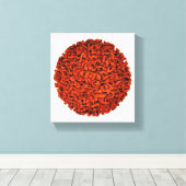 ペルシャ書道のキャンバス キャンバスプリント (インサイチュ (ウッドフロア))