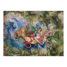 ペルシャ来春ファルシュキアン美術のポスター