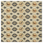 ペルシャ東洋のフローラ柄 ファブリック (見本)