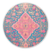 ペルシャ柄のドアノブ セラミックノブ (正面)