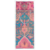 ペルシャ柄の抱き枕 ワインギフトバッグ (裏面)