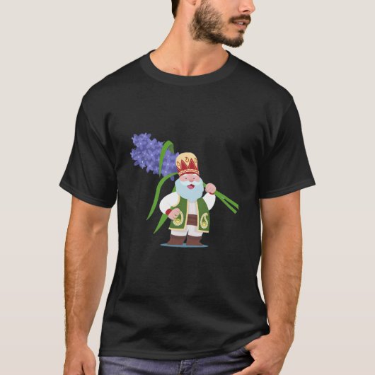 ペルシャ正月のシンボル アモー・ノローズとソンボル Tシャツ (正面)