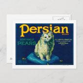 ペルシャ洋ナシのクレートLabelYakima, WA ポストカード (正面/裏面)