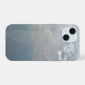 ペルシャ湾の熱帯の青い海 2 iPhone 15ケース (裏面横)