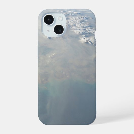 ペルシャ湾の熱帯の青い海 2 iPhone 15ケース (裏面)
