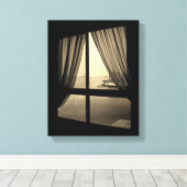 ペルシャ湾ビュー キャンバスプリント (インサイチュ (ウッドフロア))