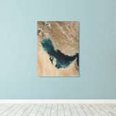 ペルシャ湾 キャンバスプリント (インサイチュ (ウッドフロア))