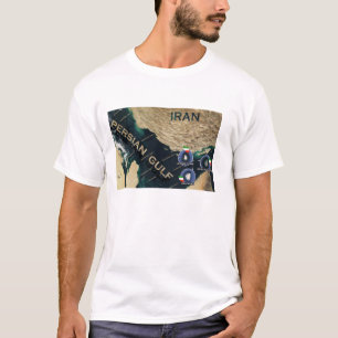 ペルシャ湾- 3人のイラン人の島 Tシャツ