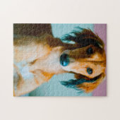 ペルシャ犬。 ジグソーパズル (横)