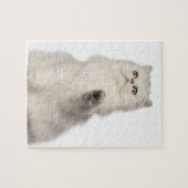 ペルシャ猫が座っている ジグソーパズル (横)