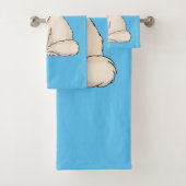 ペルシャ猫のイラストレーション バスタオルセット (インサイチュ)