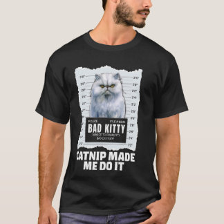 ペルシャ猫のキャットニップが欲しいおもしろいように Tシャツ