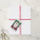 ペルシャ猫のクリスマス ギフトタグ (より糸付き)