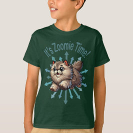 ペルシャ猫のズーミータイム Tシャツ