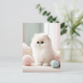 ペルシャ猫のソフトパステルドリーム ポストカード (スタンド正面)