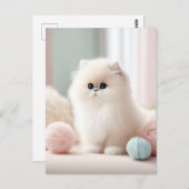 ペルシャ猫のソフトパステルドリーム ポストカード (正面/裏面)