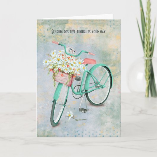 ペルシャ猫のデイジー考える入り カード (正面)