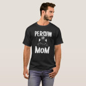 ペルシャ猫のママ 猫 動物 Tシャツ (正面フル)