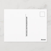 ペルシャ猫の不機嫌おもしろいそうなハガキ ポストカード (裏面)