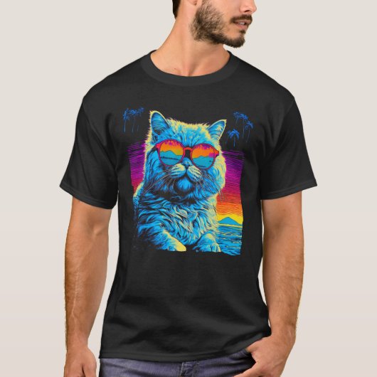 ペルシャ猫の夏 Tシャツ (正面)