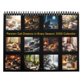 ペルシャ猫の夢が季節20XX カレンダー (カバー)